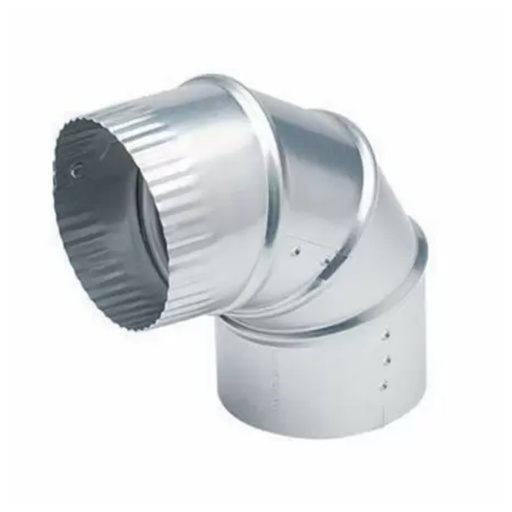 [41130] Deflect-O 3 in. L X 3 in. D Silver Aluminum Vent Elbow