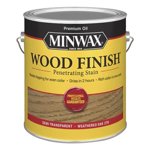 [420013691] Wood Stain,1 Gal,Weathered Oak