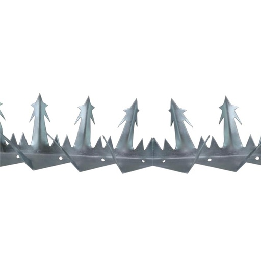 [500000037] WALL SPIKE STAR GALV. 5"X4'