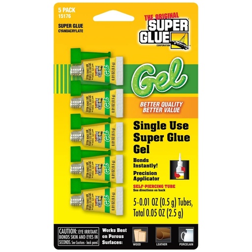[1000963] SUPER GLUE GEL 6PK