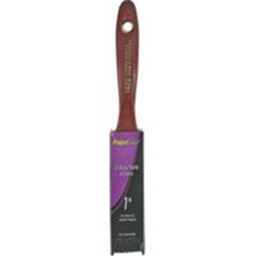 [1622-1] 1 Paint Brush, 1 in W, 214 in L Bristle, China Bristle, Varnish Handle