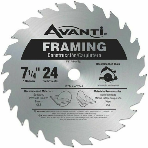 [2400240] BLADE FRAMING 7-1/4 24T