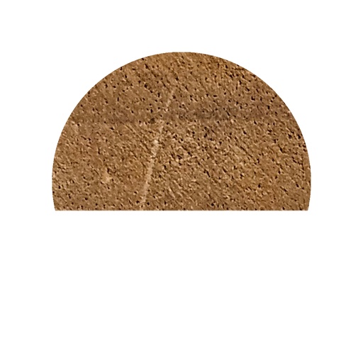 [295000292] MOLD. C/ROSA H/RND 3/8X3/4X8'