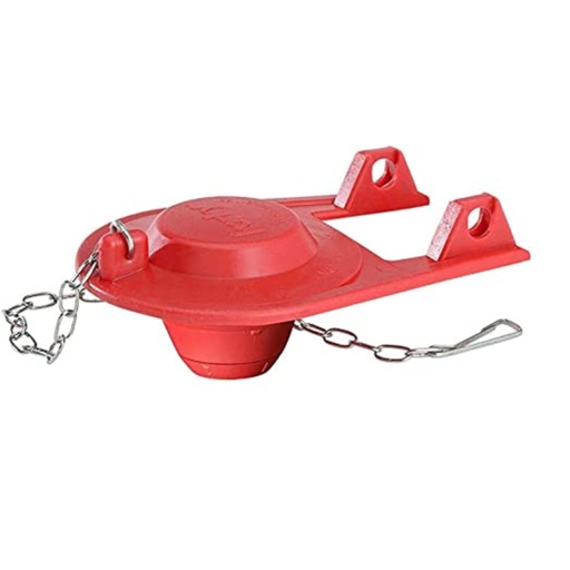 [44094] Korky Plus Universal 2 Inch Toilet Flapper Red