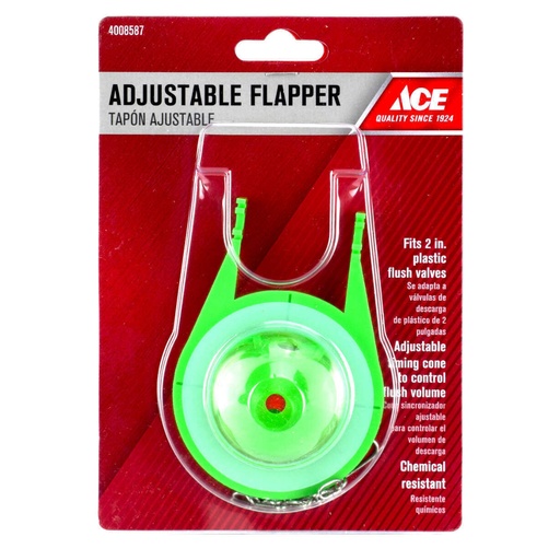 [4008587] RIGID PLASTIC FLAPPER 2"