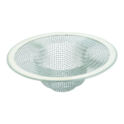 [4202701] Ace 3-3/8 in. D Chrome White Stainless Steel Mesh Strainer