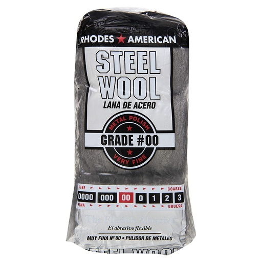 [430000550] STEEL WOOL PADS #00 12PK