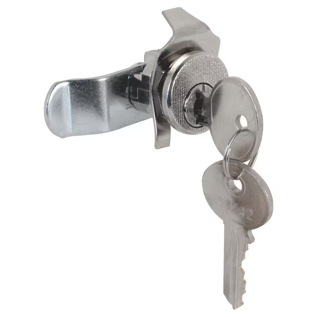 Prime-Line Brushed Nickel Steel Counter Clockwise Mailbox Lock ...