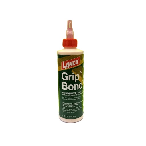 [WA8447] LANCO GRIP B-4 YELLOW GLUE 8 OZ