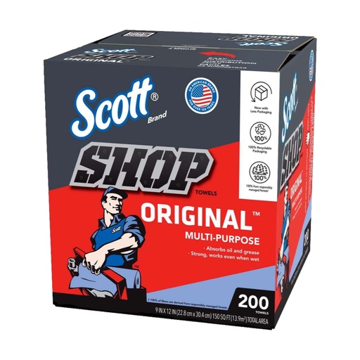 [1014281] Scott Original Paper Shop Towels 12 in. W X 9 in. L 1 Pk