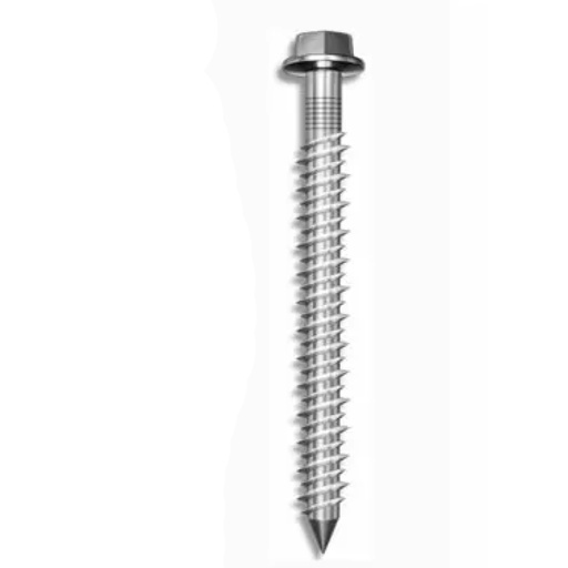 [400003380] Tapcon 1/4  X 1-1/4  Stainless Steel Hex Head Concrete Anchor Screws 3367907 | 100 Pack | Drill Bit Included