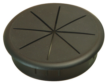 [63143304] COVER HOLE FLEX/TOP BLK 80MM