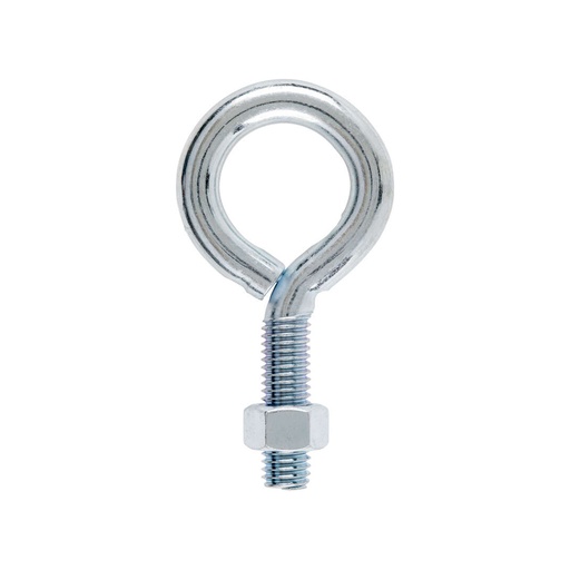 [5030739] Hampton 1/2 in. X 4 in. L Zinc-Plated Steel Eyebolt Nut Included