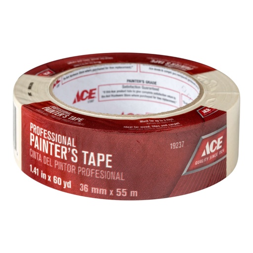 [19237] Ace Professional 1.41 in. W X 60 Yd L Beige Medium Strength Painter's Tape 1 Pk