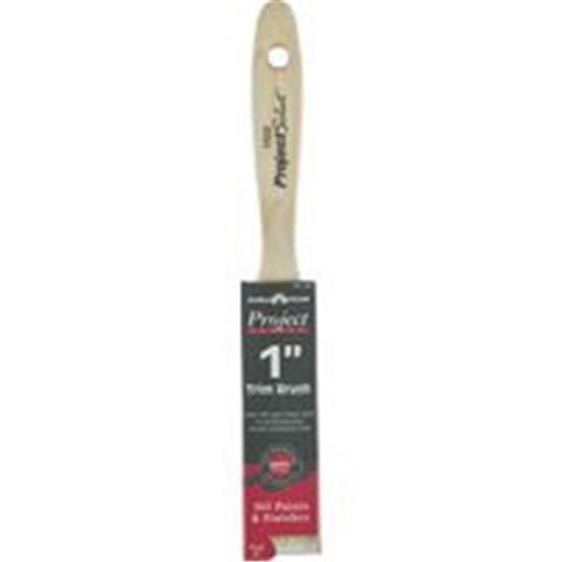 [1522-1] Paint Brush, 1 in W, 2-1/4 in L Bristle, China Bristle, Beaver Tail Handle