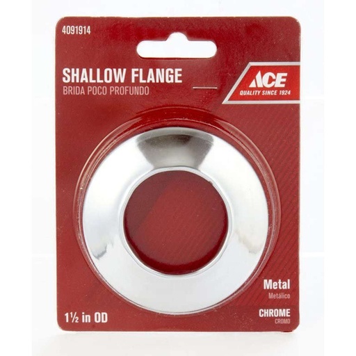 [4091914] Ace 1-1/2 in. Metal Shallow Flange