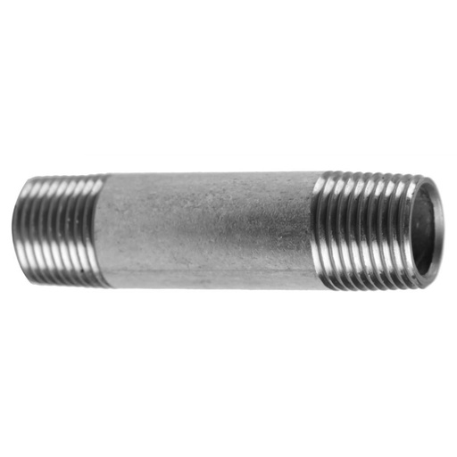 [440008000] STZ Industries 3/4 in. MIP Each X 3/4 in. D MIP Galvanized Steel 3-1/2 in. L Nipple