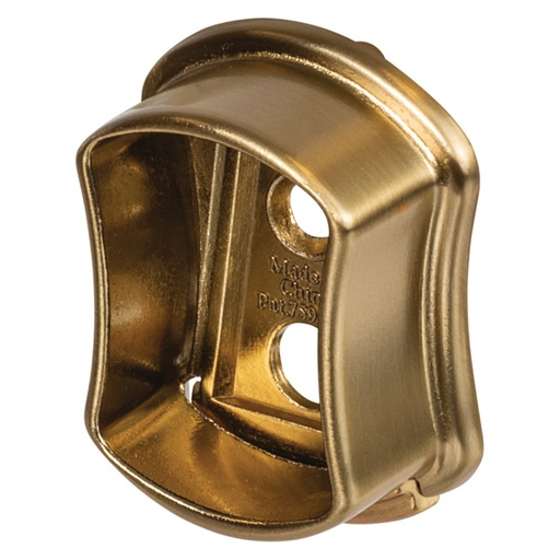 [803.39.950] HAFELE END SUPP TUBE MATT GOLD