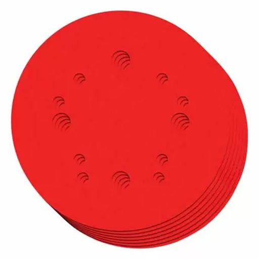 [DCD050VGPH07G] Diablo 5 in. Ceramic Blend Hook and Lock Sanding Disc Assorted Grit Assorted 7 Pc