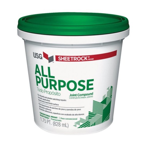 [1011006] USG Sheetrock White All Purpose Joint Compound 1.75 Pt