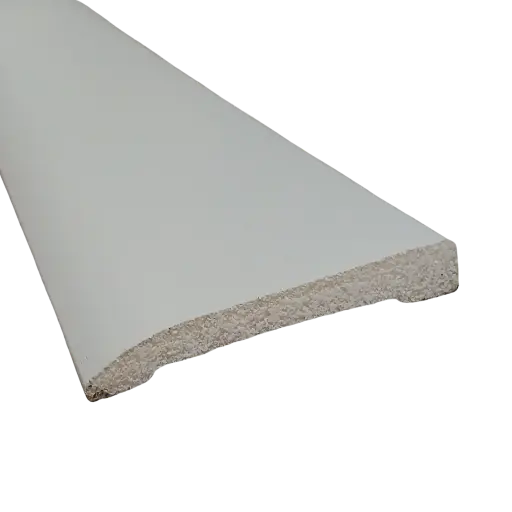 [294001010] 8 Ft. White Base Poly Molding
