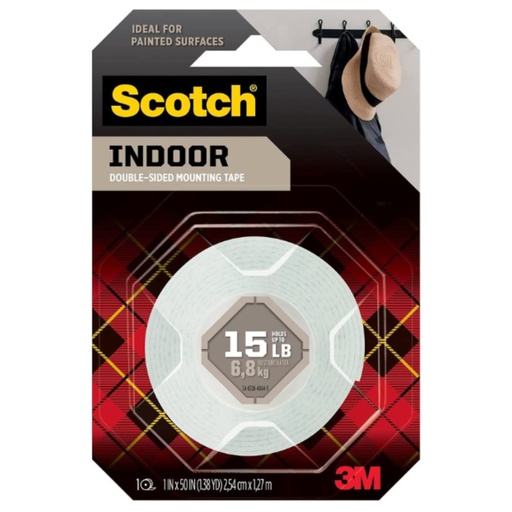 [430001280] SCOTCH MOUNTING TAPE 1X50 #114