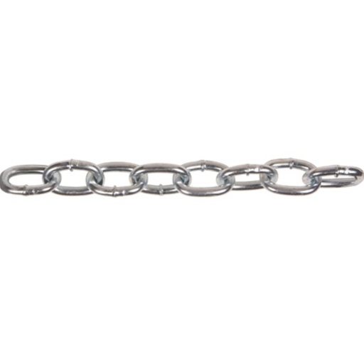 [5365184] 0332426 225 Ft. Straight Link Coil Chain Zinc Plated, Silver