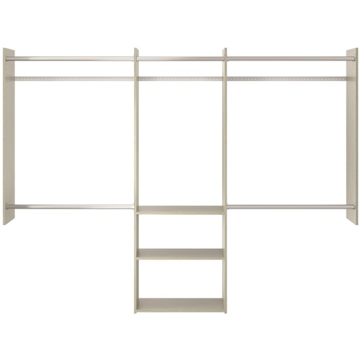 [RB1460] Easy Track 84 in. H X 96 in. W X 14 in. L Steel Deluxe Starter Closet Kit