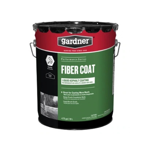 [0105GA] Fiber Coat Liquid Asphalt Roof Coating