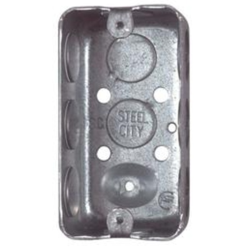 [450002012] 1-Gang 4 in. 2-1/8 in. D New Work Metal Utility Box (5837112-25R)