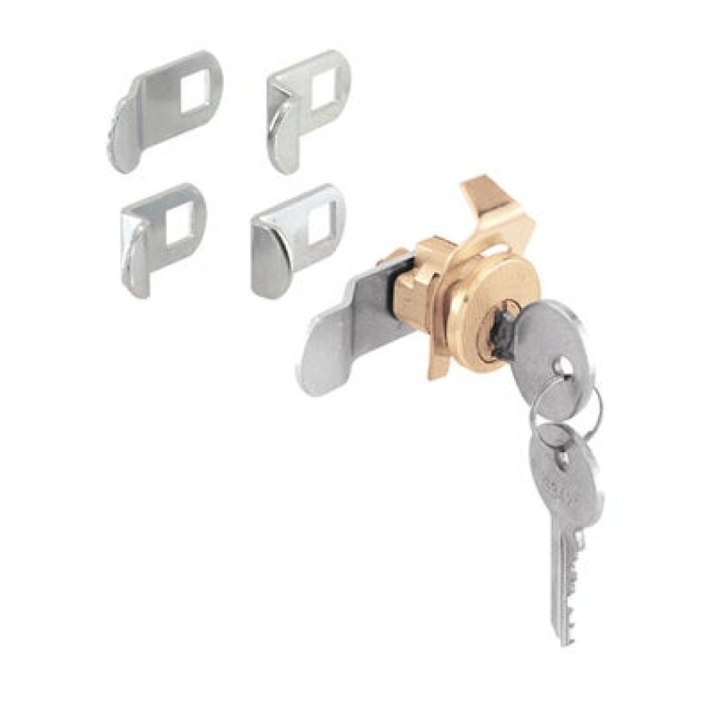 Prime-Line Brass Plated Steel Counter Clockwise Mailbox Lock ...
