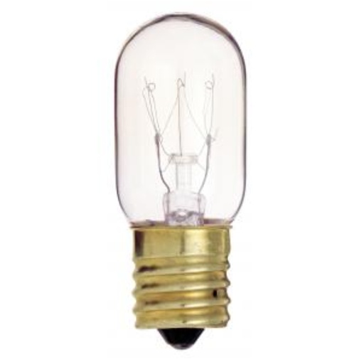 [S4722] Satco E17 T7 Clear Incandescent Miniature Bulb - 1 Pack