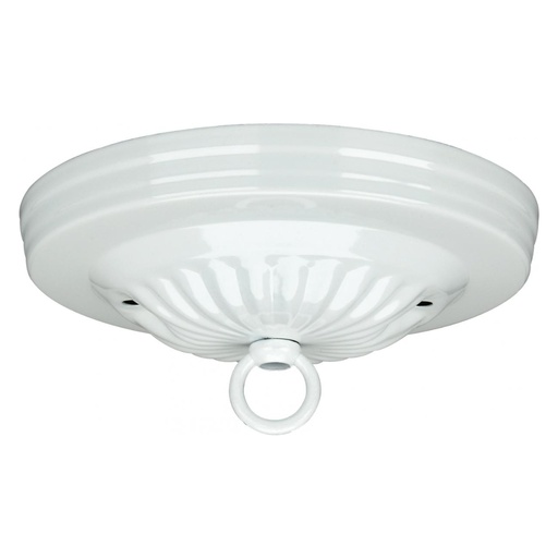[S70056] SATCO WH CANOPY KIT RIBBED
