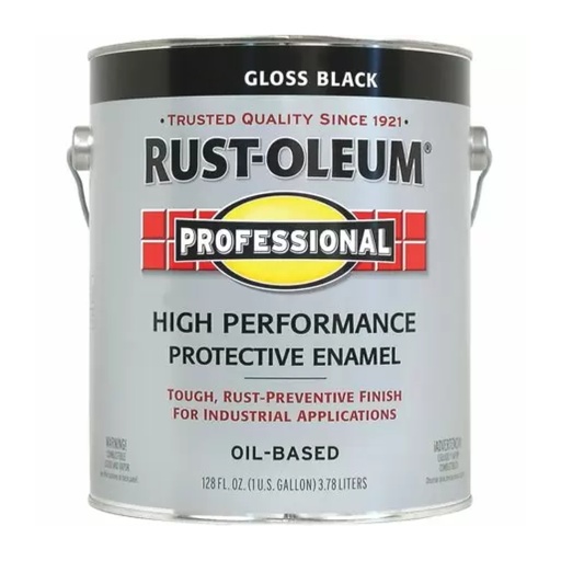 [11816] 1 Gal. High Performance Protective Enamel Gloss Black Oil-Based Interior/Exterior Paint