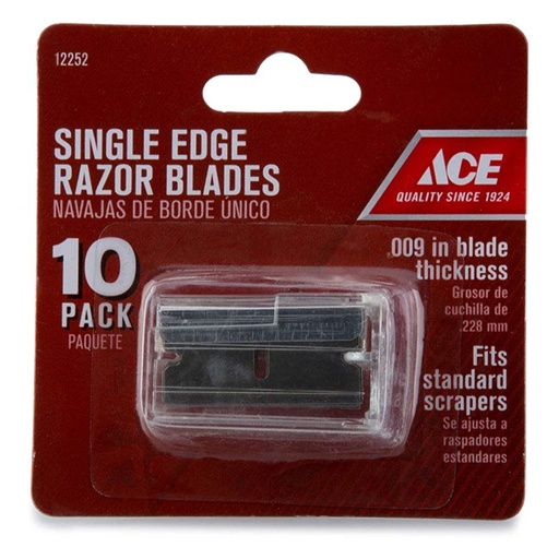[12252] Single Edge Blade Industrial Quality No. 9 Ace Specialty Knives and Blades