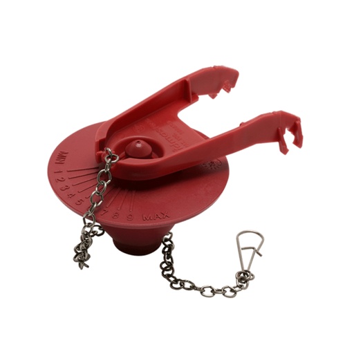 [4148664] Fluidmaster PerforMAX Toilet Flapper Red Microban