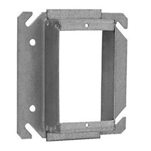 [450008509] RAISE COVER 4"X4" 1G FLAT METAL
