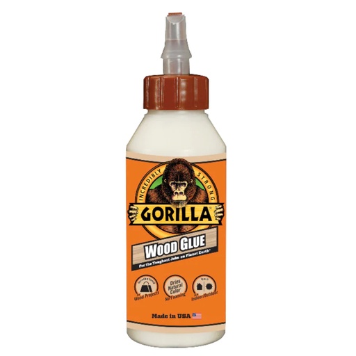[1590736] Gorilla Light Tan Wood Glue 8 Oz