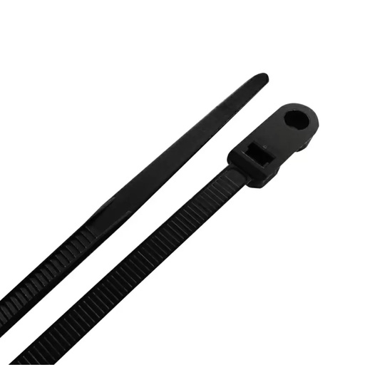 [3004718] Steel Grip 8 in. L Black Cable Tie 100 Pk