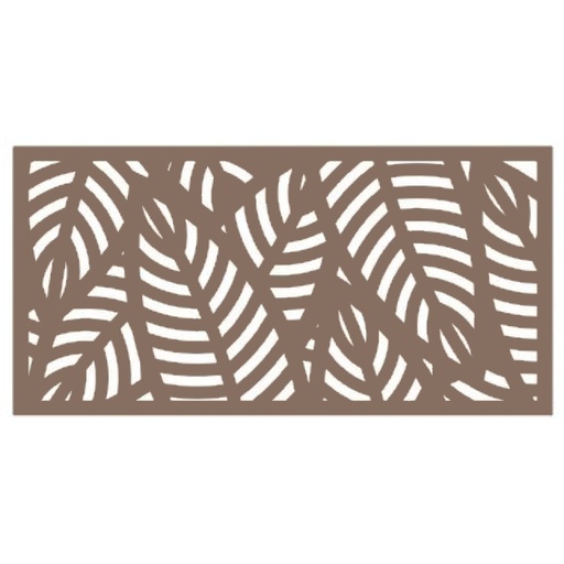 [73050359] 2 Ft. X 4 Ft. Sanibel Umber Polypropylene Decorative Screen Panel