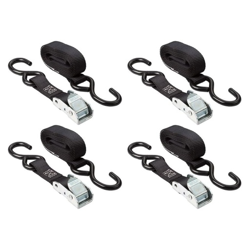 [8872210] Keeper 1 in. W X 6 Ft. L Orange Tie Down Strap 300 Lb 4 Pk