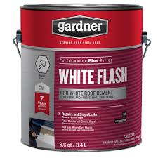 [SK4401] Gardner-Gibson Sta-Kool White Flash Pro White Roof Cement  1 Gallon