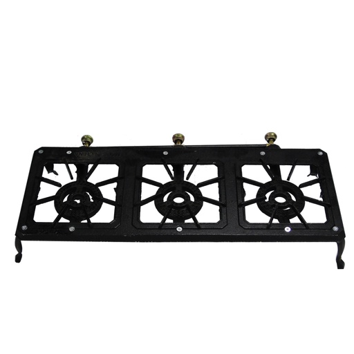 [455002845] ESTUFA 3-HORNILLAS HIERRO