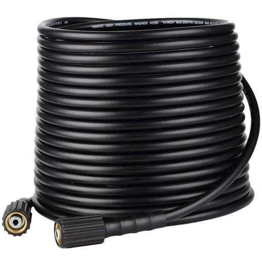 [490001097] PRESSURE HOSE 25' X 1/4 BLK