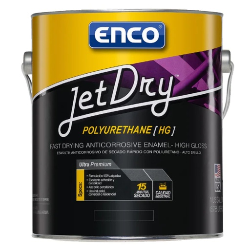 [420011906] ENCO JET DRY FLAT BLACK GL