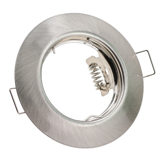 [455001766] BASE REDONDA SILVER P/MR16