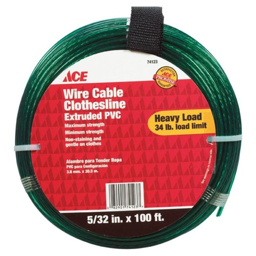 [74123] ACE 100 Ft PVC Clothesline
