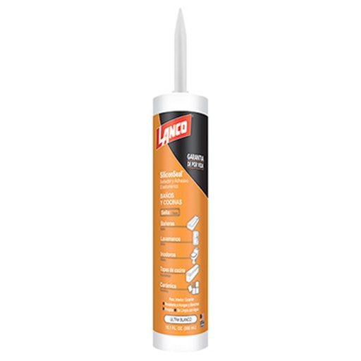 [CC78118] LANCO SILICONE SEAL WHITE 10 OZ
