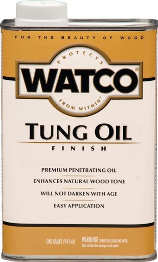 [1014201] WATCO Clear Oil-Based Alkyd-Oil Tung Oil 1 Qt
