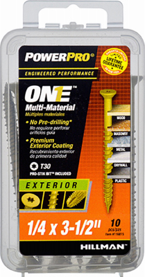 [116815] PPRO BNZ F/H EXT SCREW 1/4X3-1/2